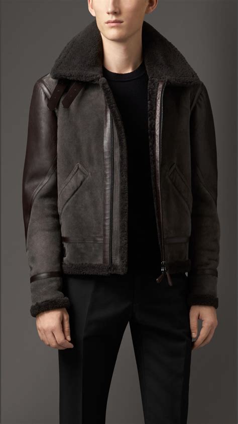 burberry shearling aviator jacket.